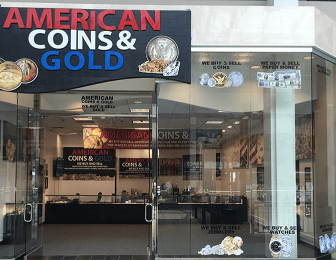 american coins and gold location
