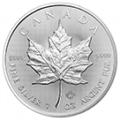 canadian maple leaf silver coins